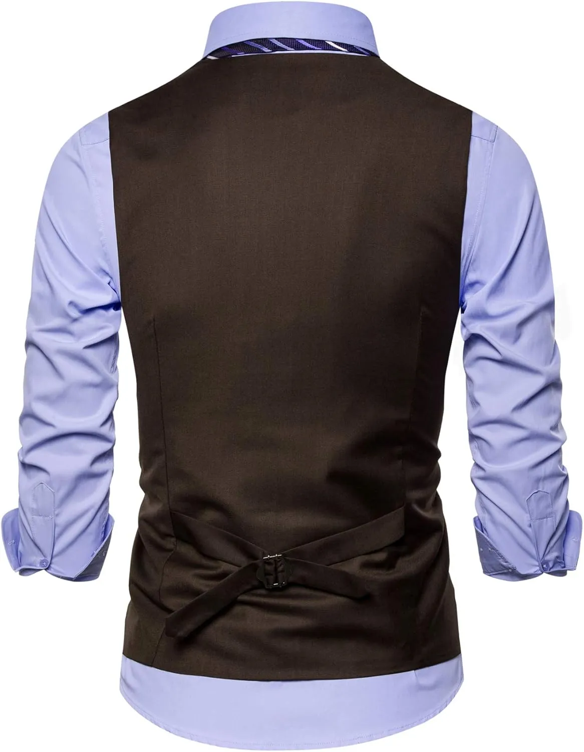 DONGD Mens Formal Suit Vest Business Dress Vest for Suit or Tuxedo