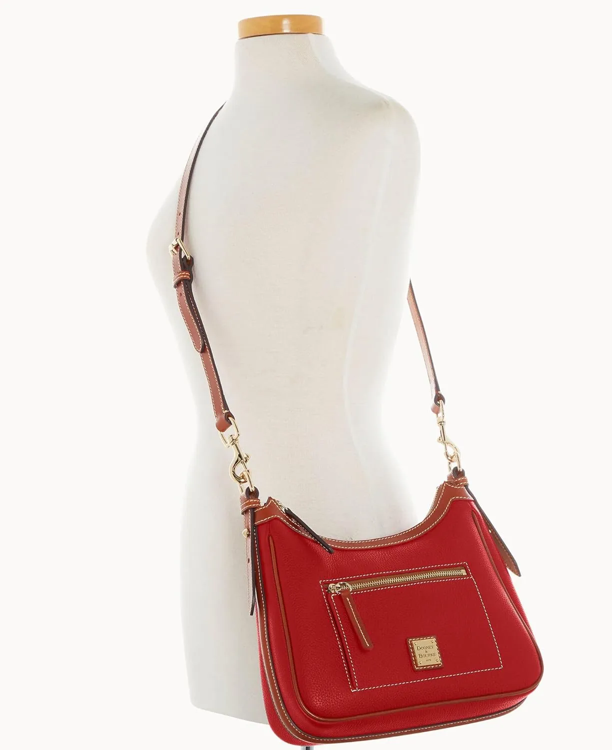 Dooney & Bourke Handbag, Pebble Grain Crossbody Hobo Shoulder Bag