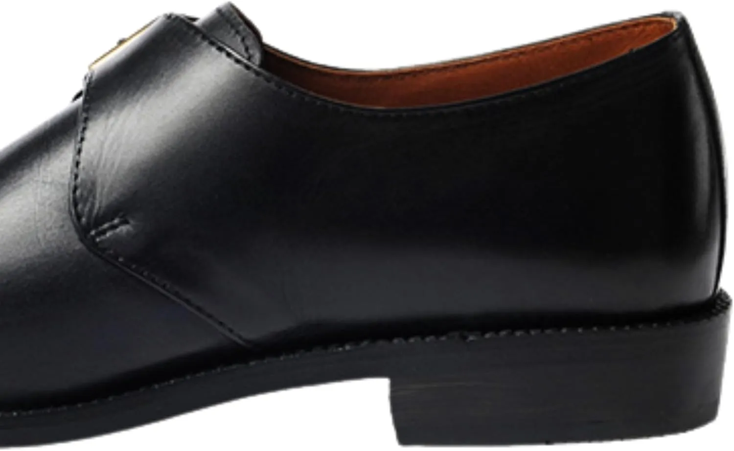 Dress Shoes for Men | Genuine Leather Single Monkstrap Plain Toe Design Business Casual Shoes Men