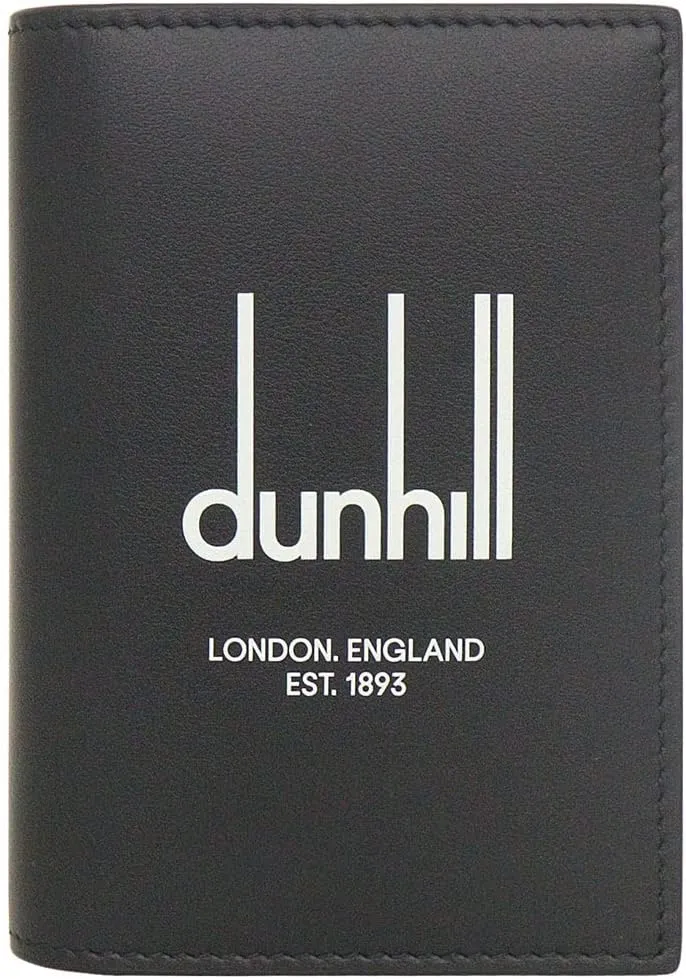 DU22R2470DP Men's Legacy Leather Logo Business Card Case, Black