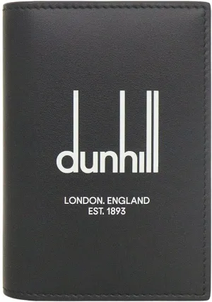 DU22R2470DP Men's Legacy Leather Logo Business Card Case, Black