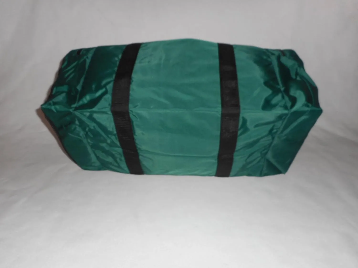 Duffle Bag Wet and Dry with 1 End Compartment Mesh,Front Pocket, Made In USA (Forest Green)
