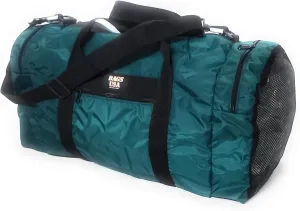 Duffle Bag Wet and Dry with 1 End Compartment Mesh,Front Pocket, Made In USA (Forest Green)