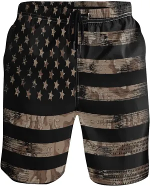 Dussdil Men's Swim Trunks Board Shorts Mens Swim TrunkQuick Dry Swimwear Pants with Mesh Lining