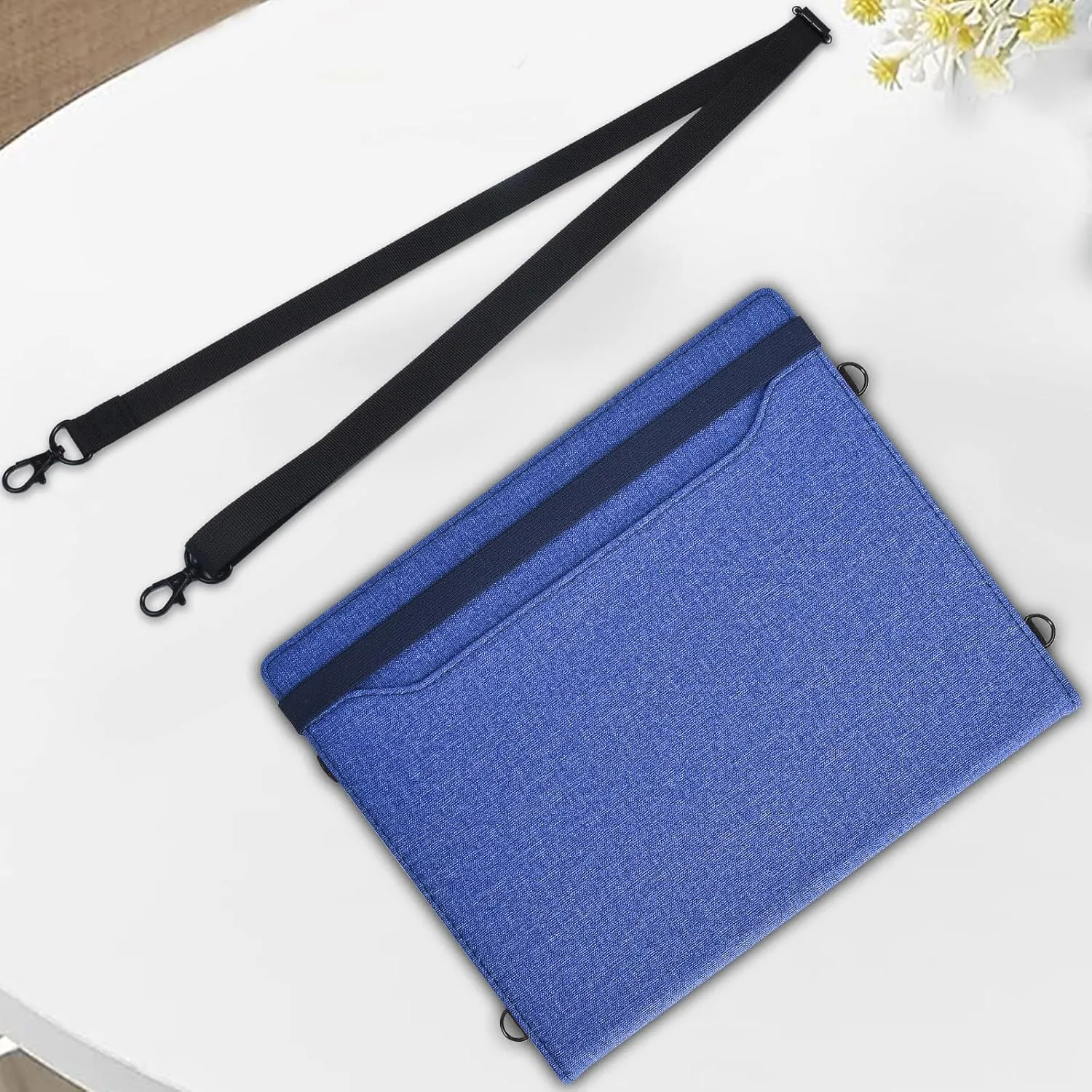 E NET-CASE Case for Remarkable Paper Pro, 360 Degree Rotating Stand Cover with Pen Holder/Hand Strap/Carrying Shoulder Strap & Auto Sleep/Wake for Remarkable Paper Pro 11.8" 2024 Released (Blue)
