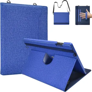 E NET-CASE Case for Remarkable Paper Pro, 360 Degree Rotating Stand Cover with Pen Holder/Hand Strap/Carrying Shoulder Strap & Auto Sleep/Wake for Remarkable Paper Pro 11.8" 2024 Released (Blue)