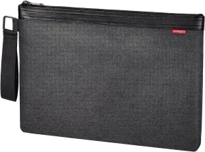 ECHSRT File Folder Document Organizer for Travel, Document Bag Zipper Pouch for Men & Women Black