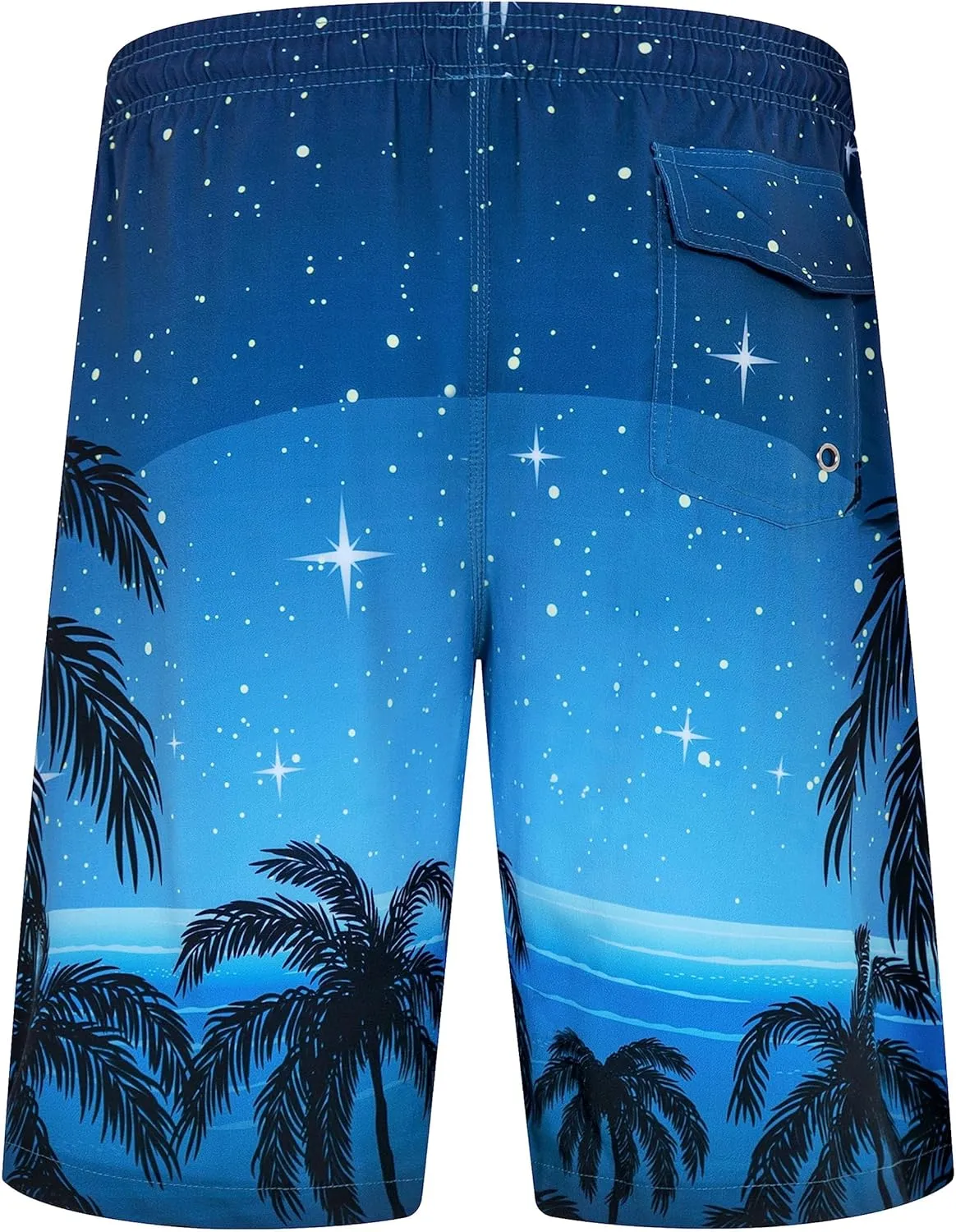 ELETOP Men's Swim Trunks Quick Dry Bathing Suit Swimming Board Shorts Mesh Lining Beach Swimwear