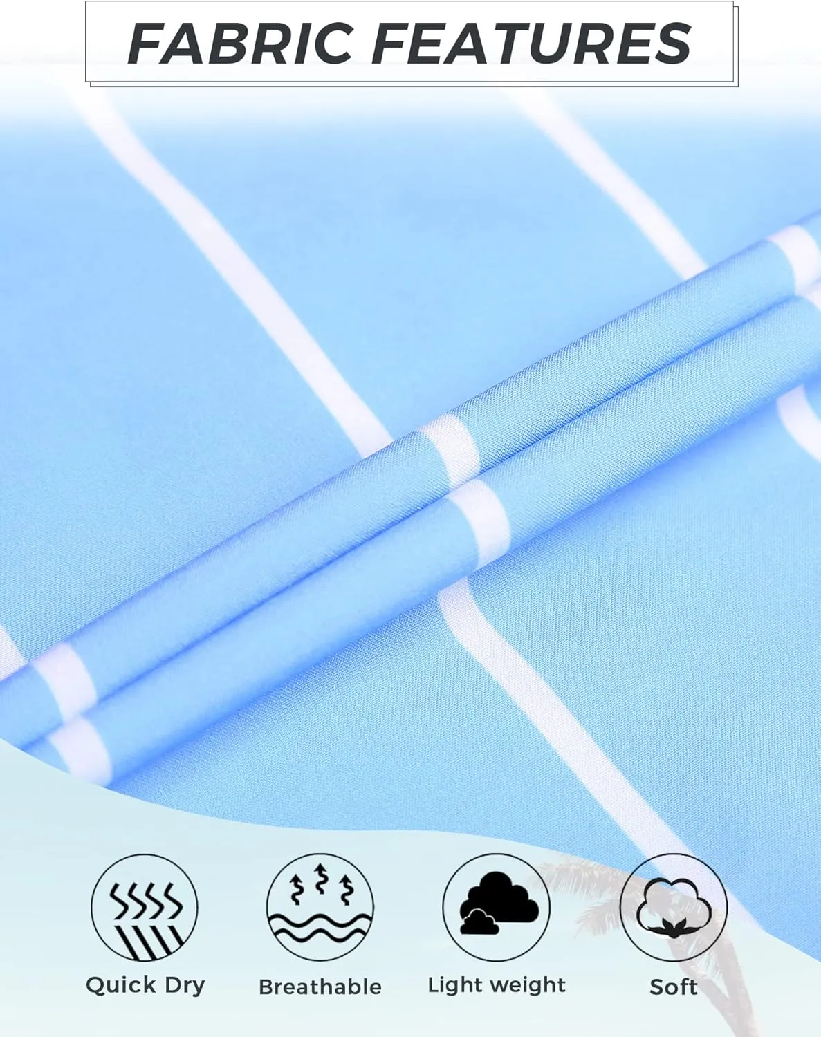 ELETOP Men's Swim Trunks Quick Dry Bathing Suit Swimming Board Shorts Mesh Lining Beach Swimwear