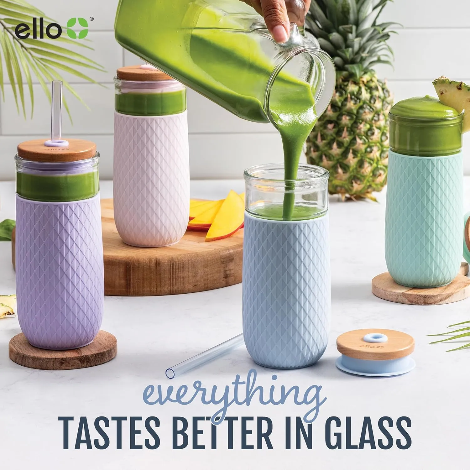 Ello Devon Glass Tumbler, Protective