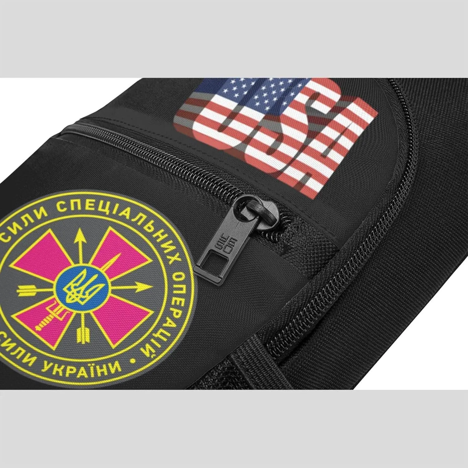Emblem of The Special Operations Forces of Ukraine，Fashion One-Shoulder Bag，Anti-Theft Crossbody Shoulder Chest Bag