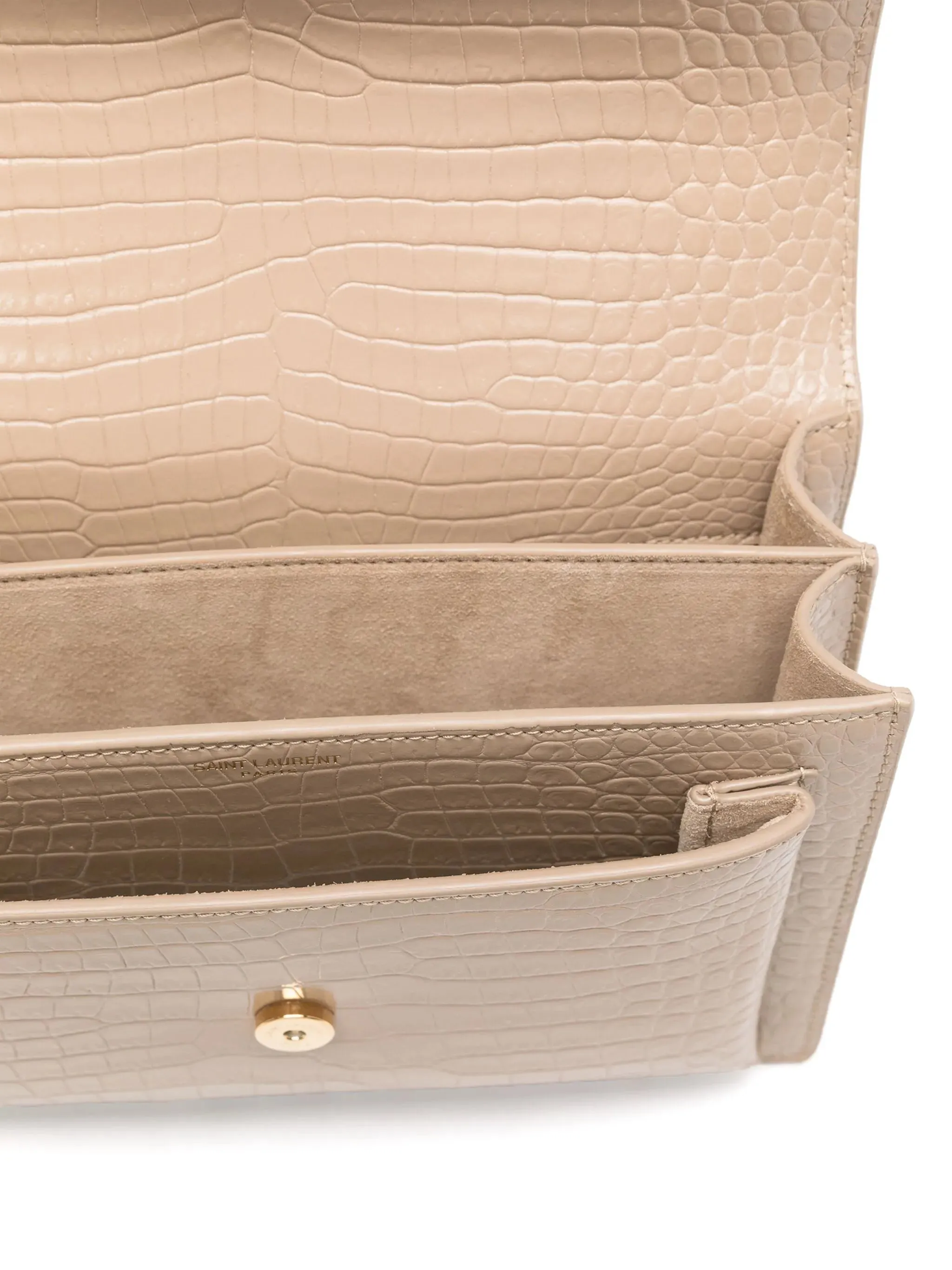 embossed Sunset medium crocodile bag Value-based Localized shipping
