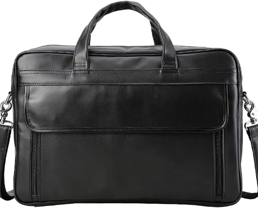 European and American top layer cowhide briefcase for men's business commuting handbag, leather shoulder crossbody