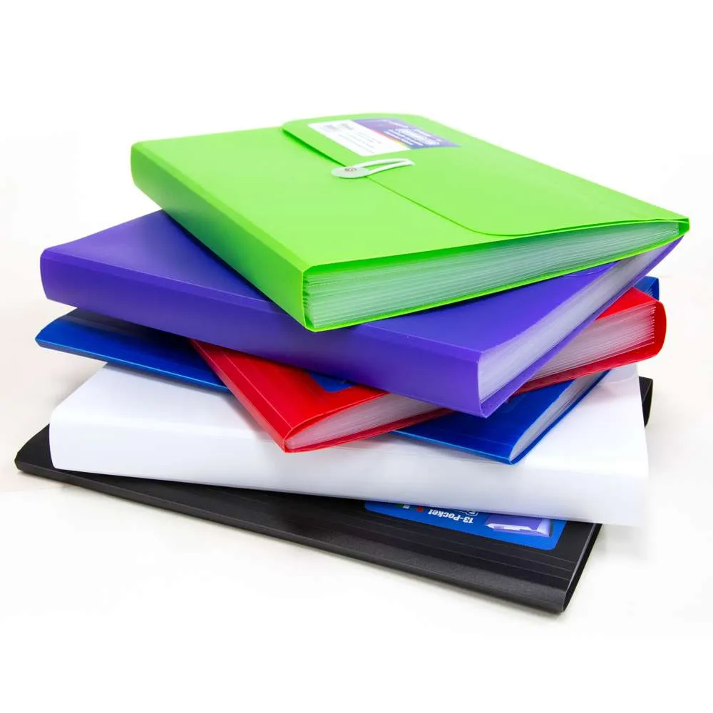 Expanding File A4/Letter Size Poly 13-Pocket