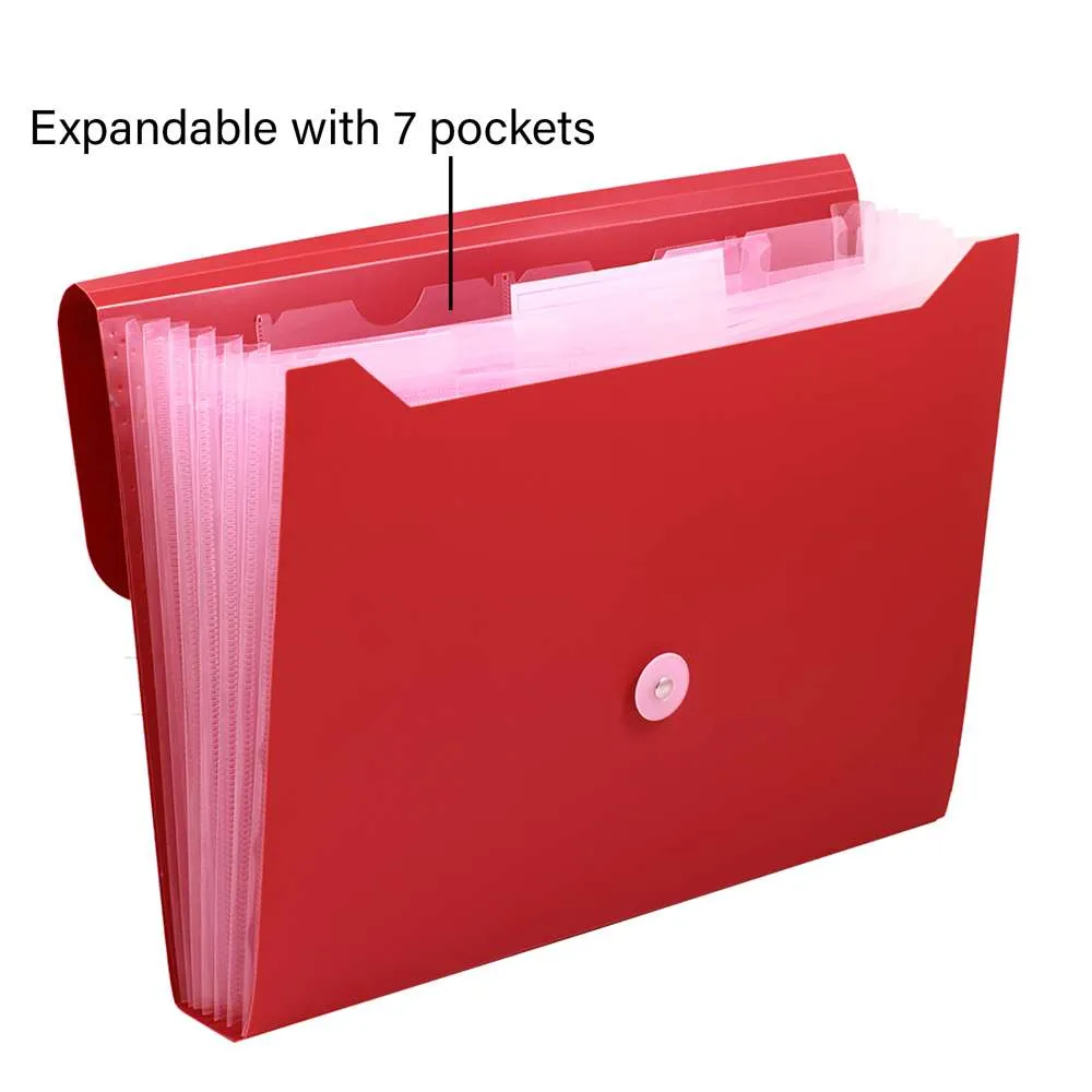 Expanding File A4/Letter Size Poly 7-Pocket