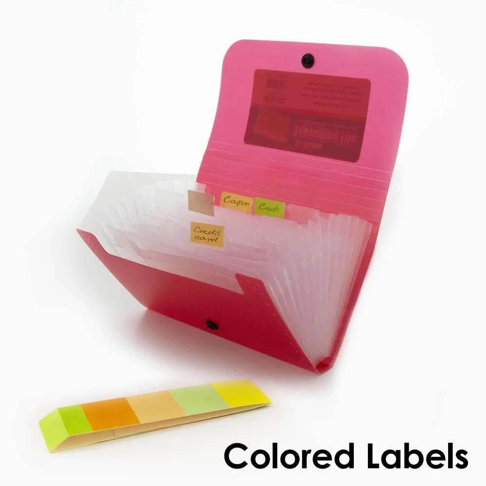 Expanding File Check / Coupon Size 13-Pockets