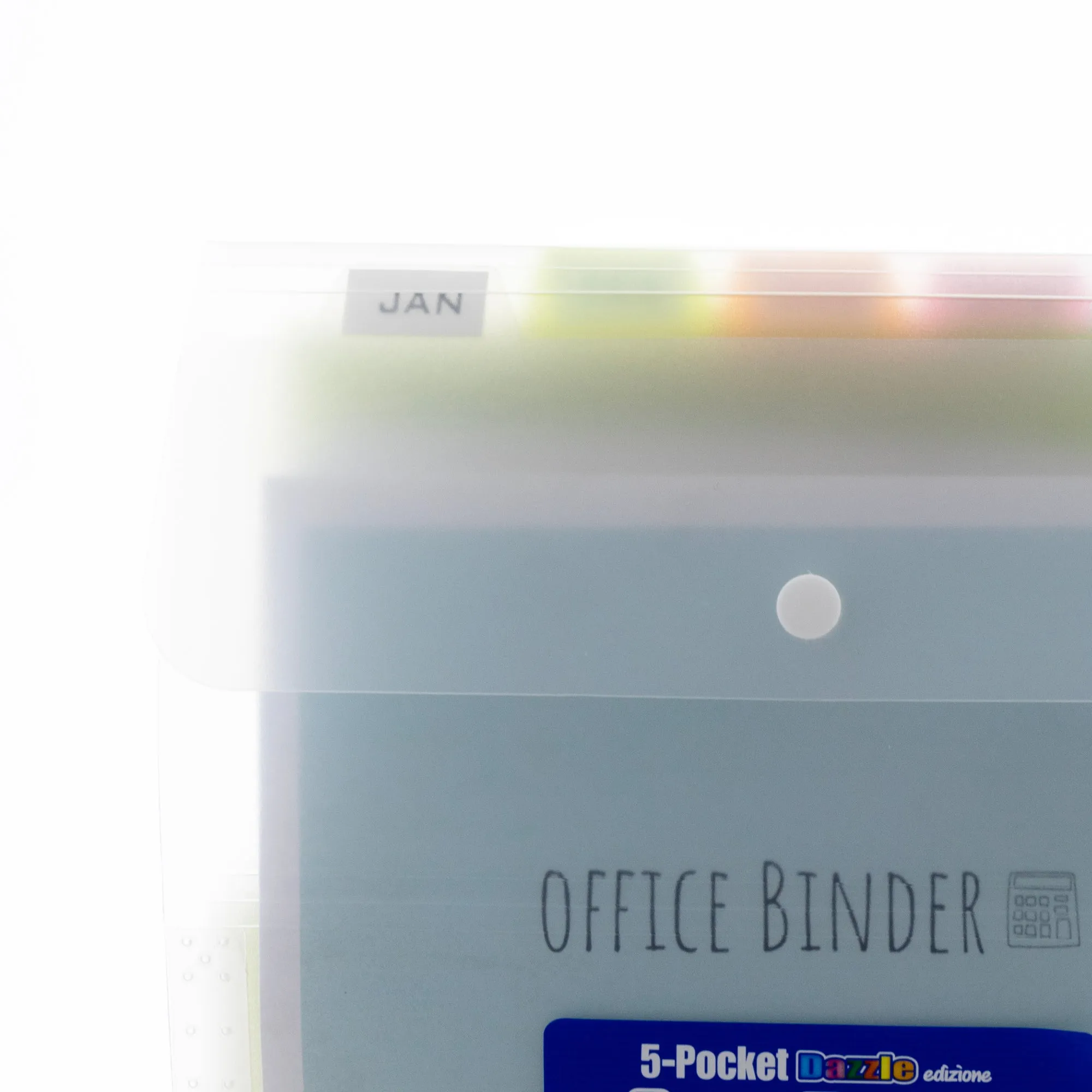 Expanding File Folder Letter Size Vertical Poly 5-Pocket