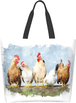 Famame Canvas Tote Bag Large Women Casual Shoulder Bag Handbag Reusable Multipurpose Shopping Grocery Bag For Outdoors…