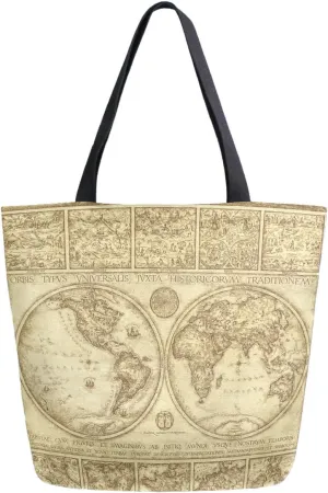 Fashion Beautiful Printed Pattern Extra Large Shoulder Tote Bag for Beach Travel Weekender Gym Grocery Shopping