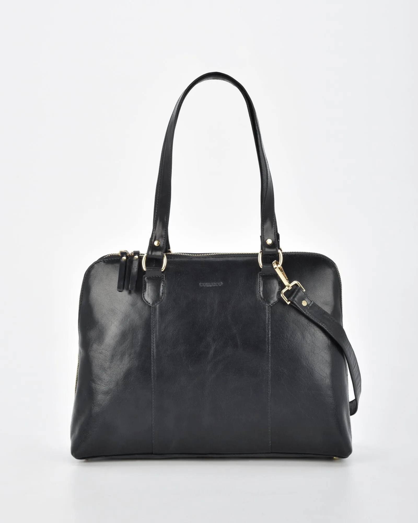 Fawkner Structured Leather Business Bag