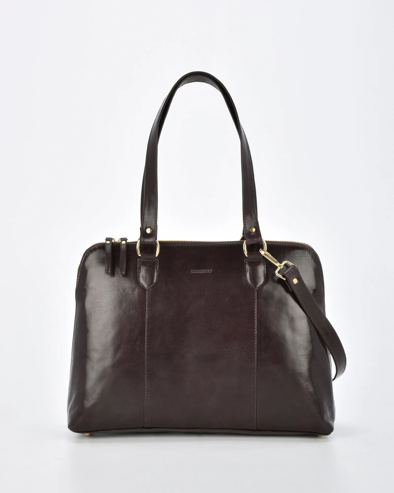 Fawkner Structured Leather Business Bag