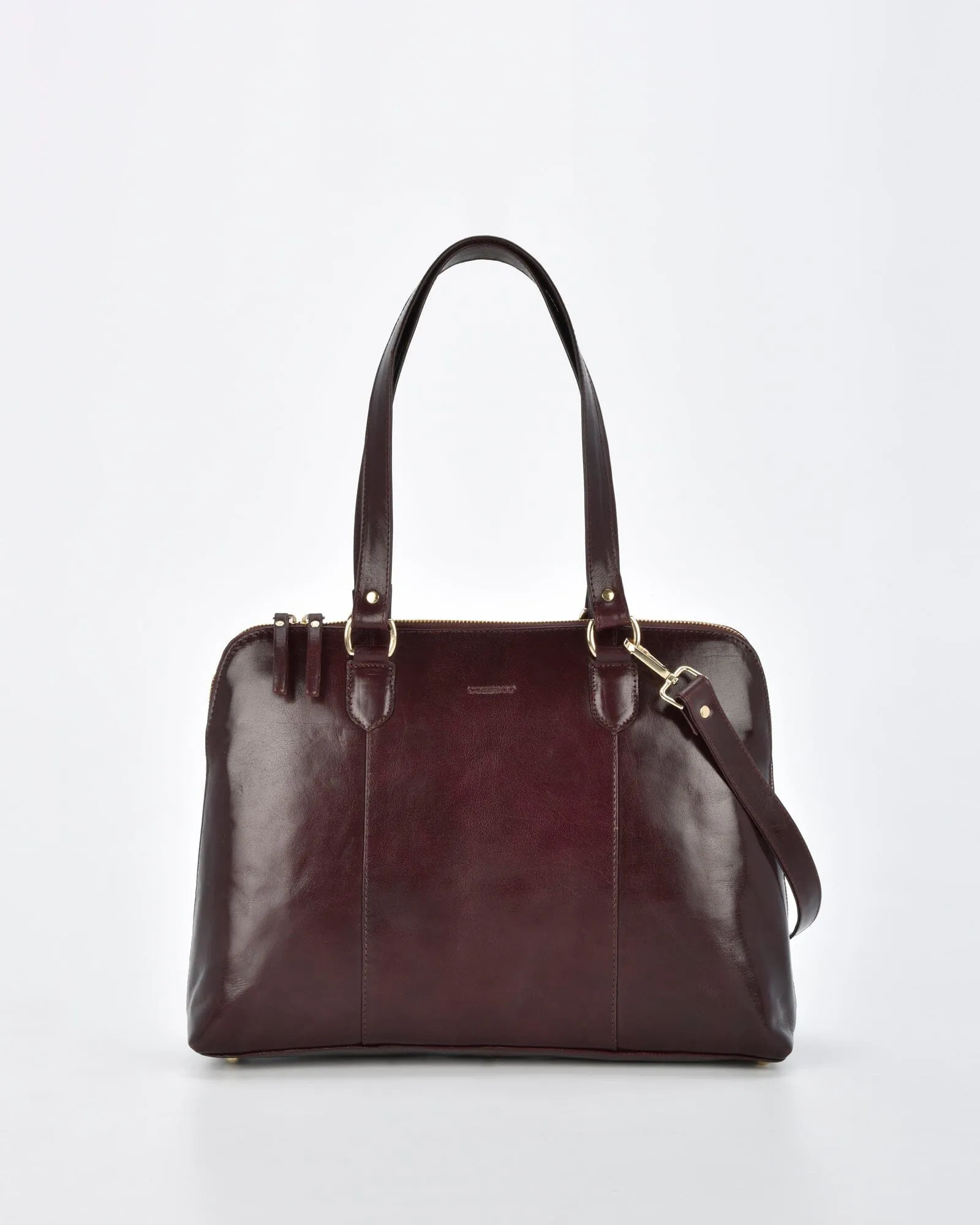 Fawkner Structured Leather Business Bag