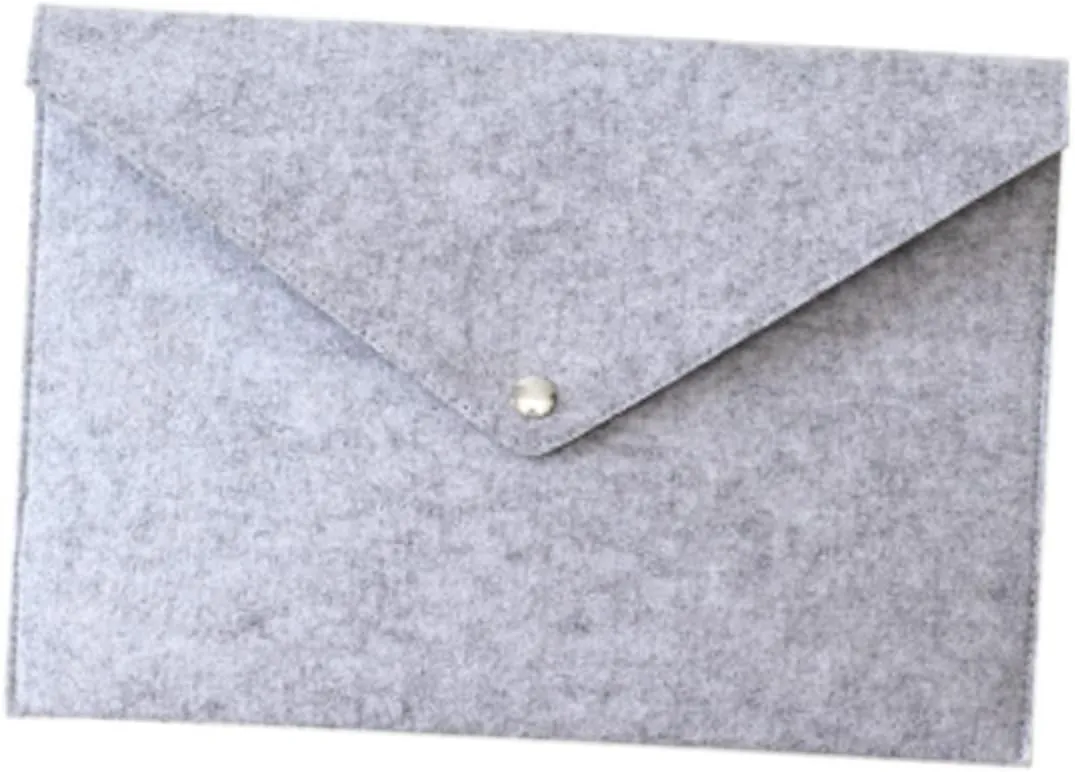 Felt Document Bag Pouch Document Mailer Bags A4 Folders Paper Organizer Briefcase Envelope Handbag Wool Felt