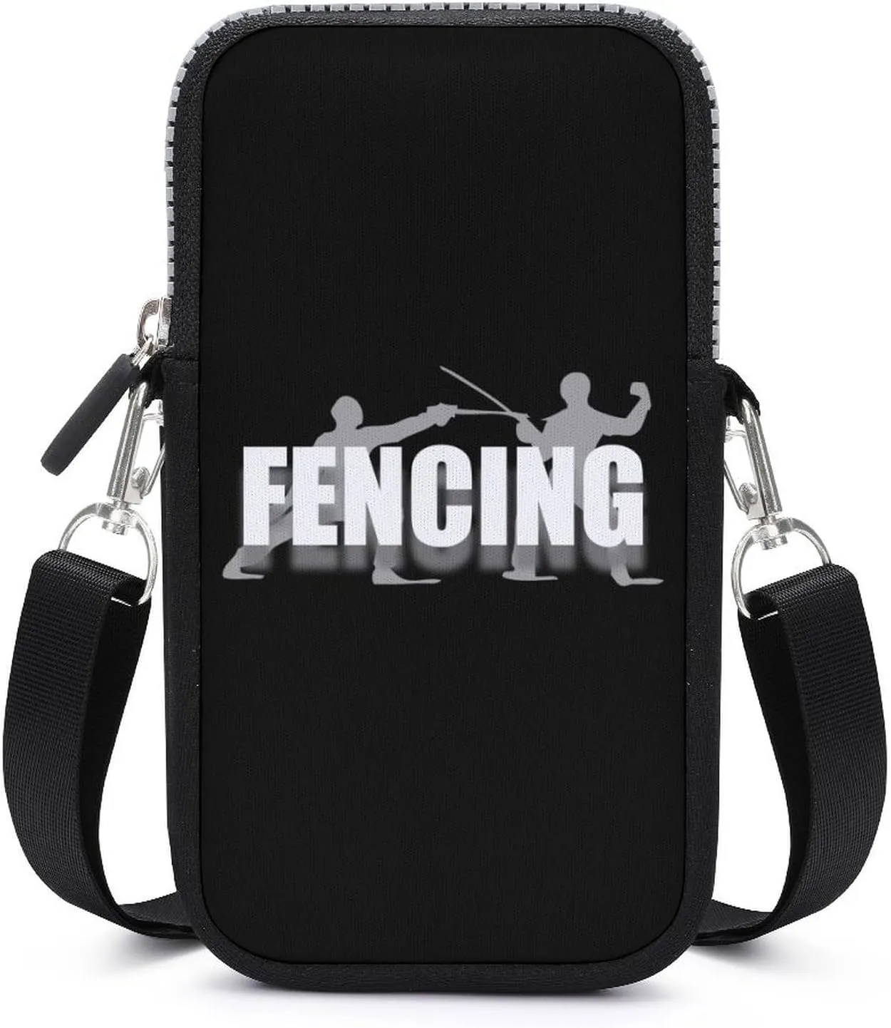 Fencing Sport Sling Bag Anti Theft Small Crossbody Cell Phone Purse Bags for Women Men