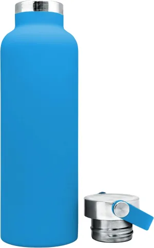 FIH 764 Thermal Bottle Stopper Double Wall Handle for Hot and Cold, Blue Stainless Steel 750 ml, BPA Free, 18/8