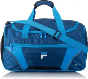 Fila Drone Sm Travel Gym Sport Duffel Bag, Navy/Blue, One Size