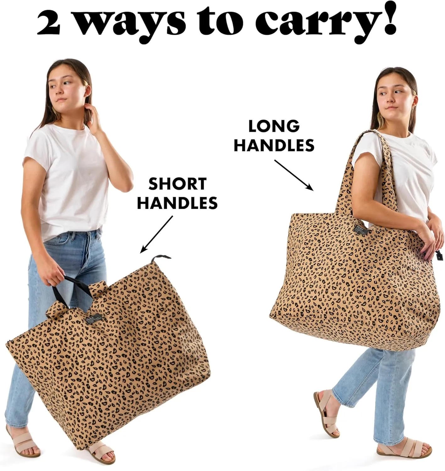 Fit & Fresh Large Beach Bag for Women - Extra Large Travel Tote With Pockets