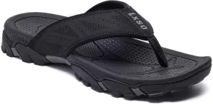 Flip Flops for Men Beach Thong Sandals with Arch Support Water Resistant Slippers Shower Shoes
