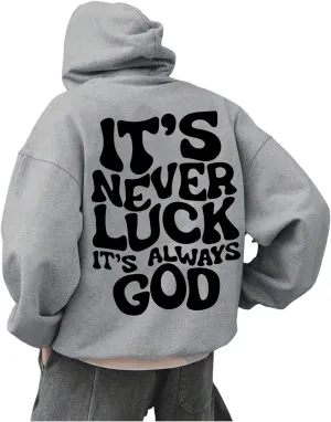 Floerns Men's Long Sleeve Lightweight Drawstring Letter Print Graphic Hoodies Sweatshirt Tops
