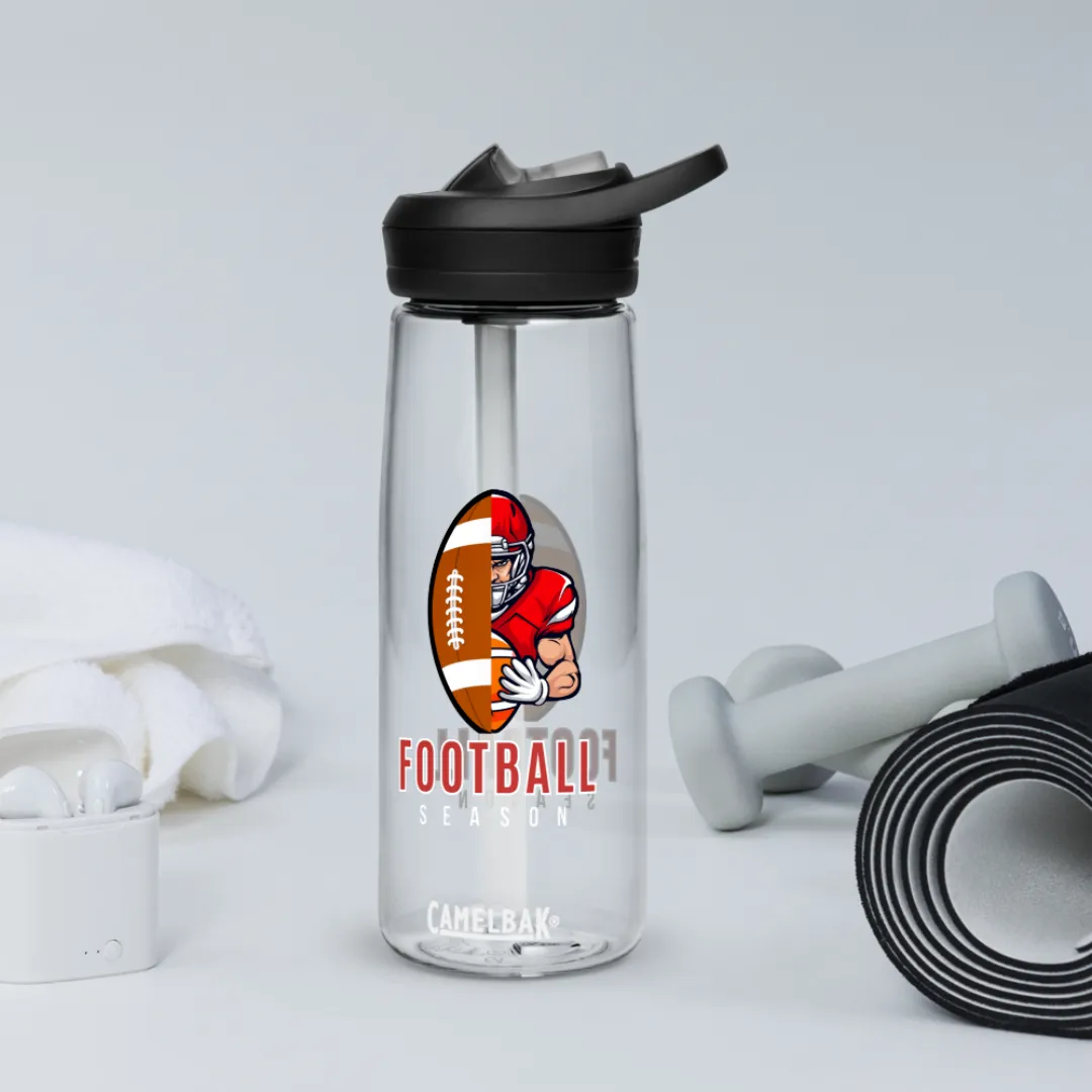 Football Season Sports Water Bottle