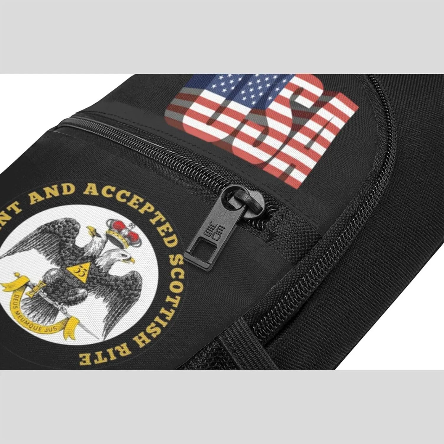 Freemasonry and Scottish Rite，Fashion One-Shoulder Bag，Anti-Theft Crossbody Shoulder Chest Bag