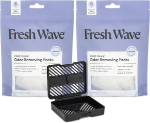 Fresh Wave Lavender Odor Removing Packs and Pod Bundle: (2) 6ct. Packs (1) Pod
