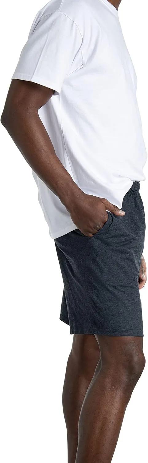 Fruit of the Loom Men's Eversoft Cotton Shorts with Pockets (S-4XL)