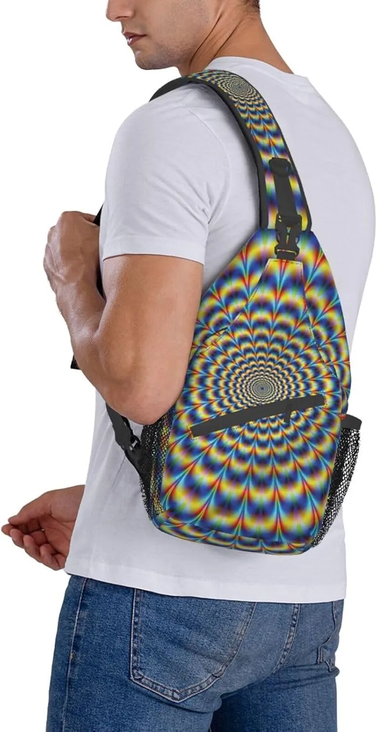 Fruits Watermelon Crossbody Sling Backpack Sling Bag Travel Hiking Chest Bag Daypack For Women Men