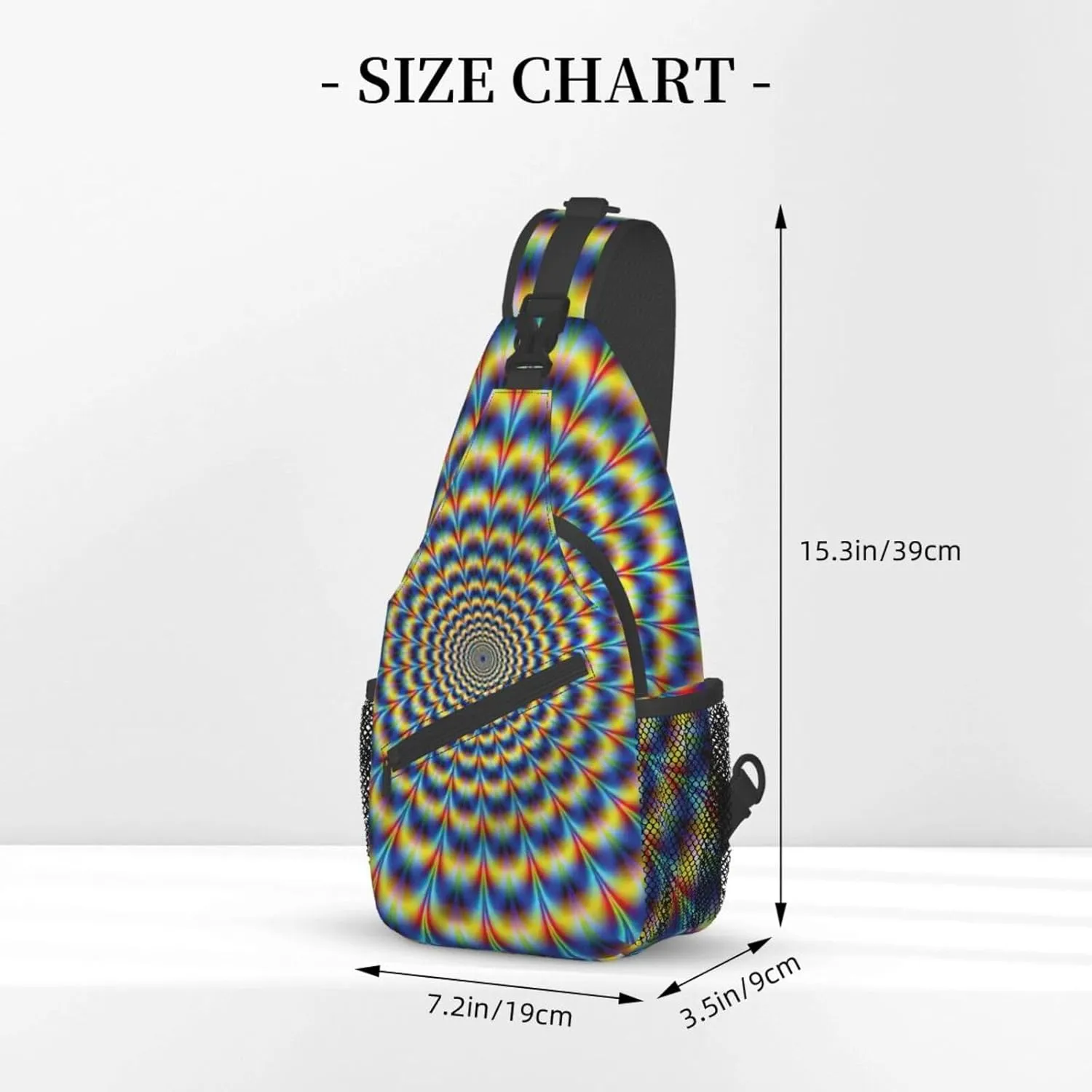 Fruits Watermelon Crossbody Sling Backpack Sling Bag Travel Hiking Chest Bag Daypack For Women Men