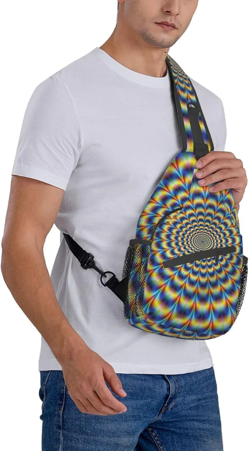 Fruits Watermelon Crossbody Sling Backpack Sling Bag Travel Hiking Chest Bag Daypack For Women Men