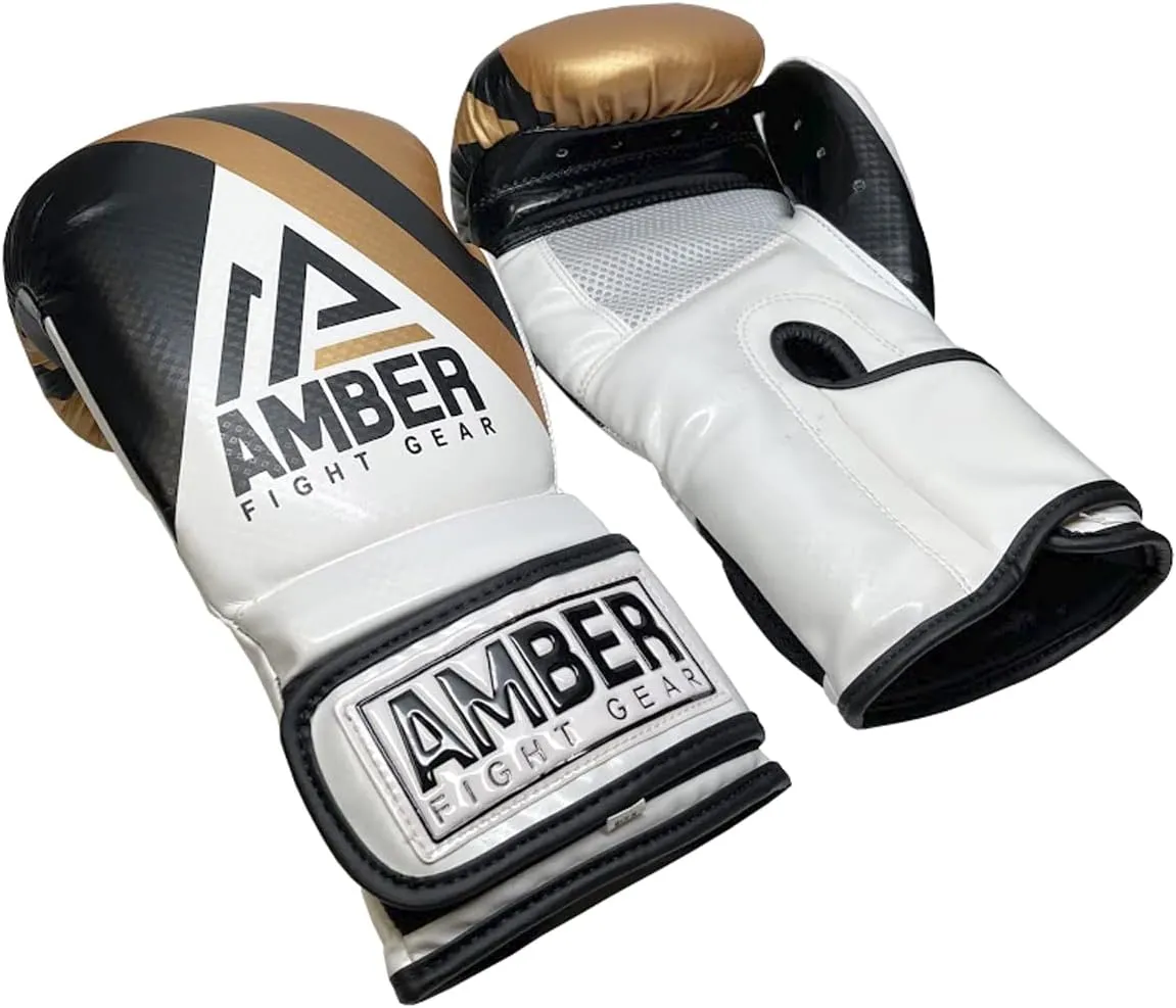 Fury Boxing Gloves - Kickboxing, Muay Thai Training Gloves, Sparring Punching Bag Mitts, Durable PU, Shock-Absorbing Foam Core, Non-Slip Wrist Support, Multi-Sport Glove