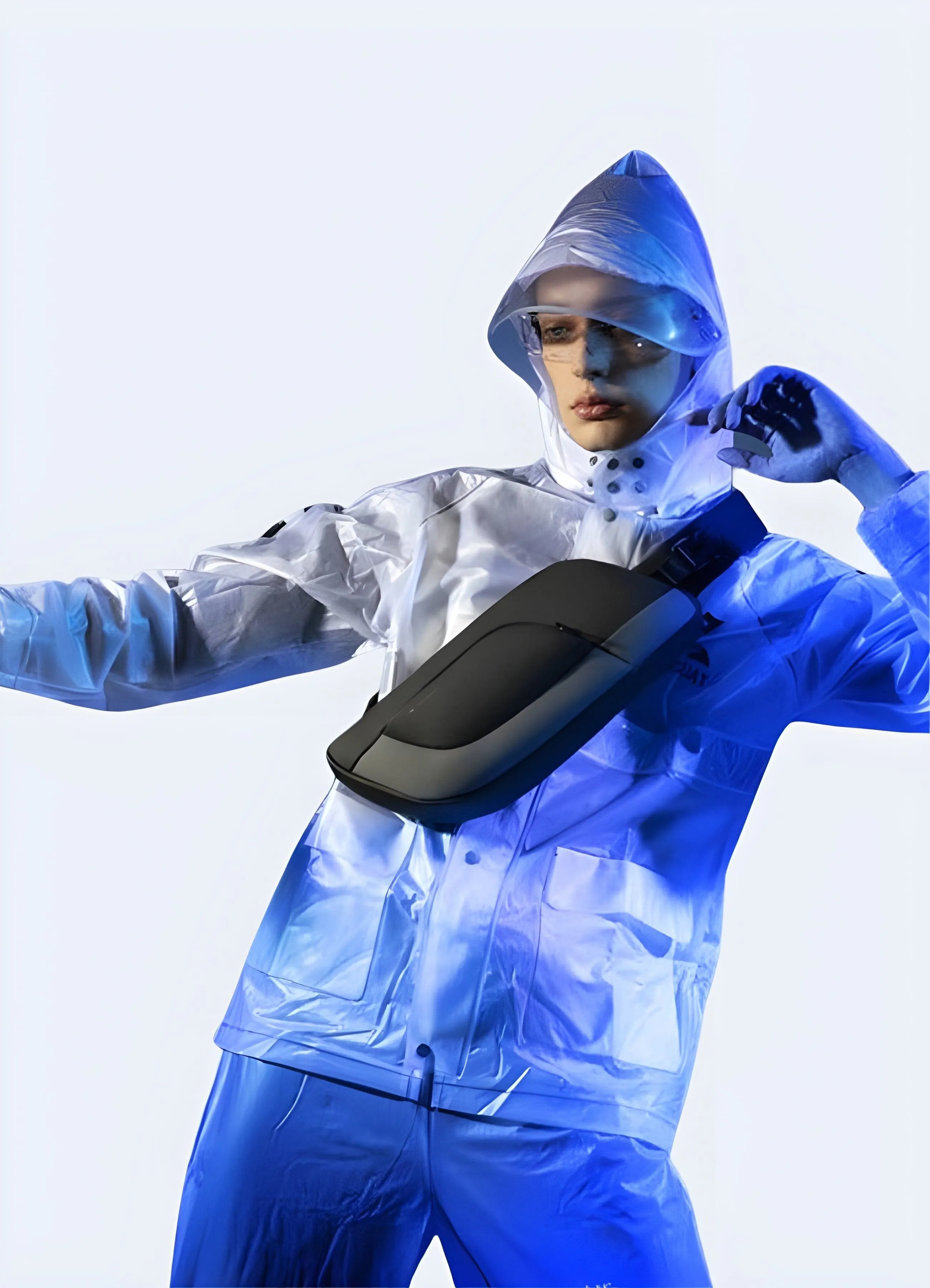 Futuristic Shoulder Sling Padded Bag