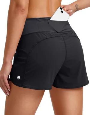 G Gradual Women's Running Shorts with Mesh Liner 3" Workout Athletic Shorts for Women with Phone Pockets