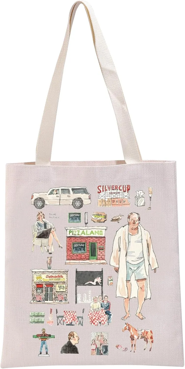 G2TUP TV Show Inspired Gift TV Show Fan Tote Bag Crime TV Series lover Handbag Psychological Drama Lover Gifts Fans Gift