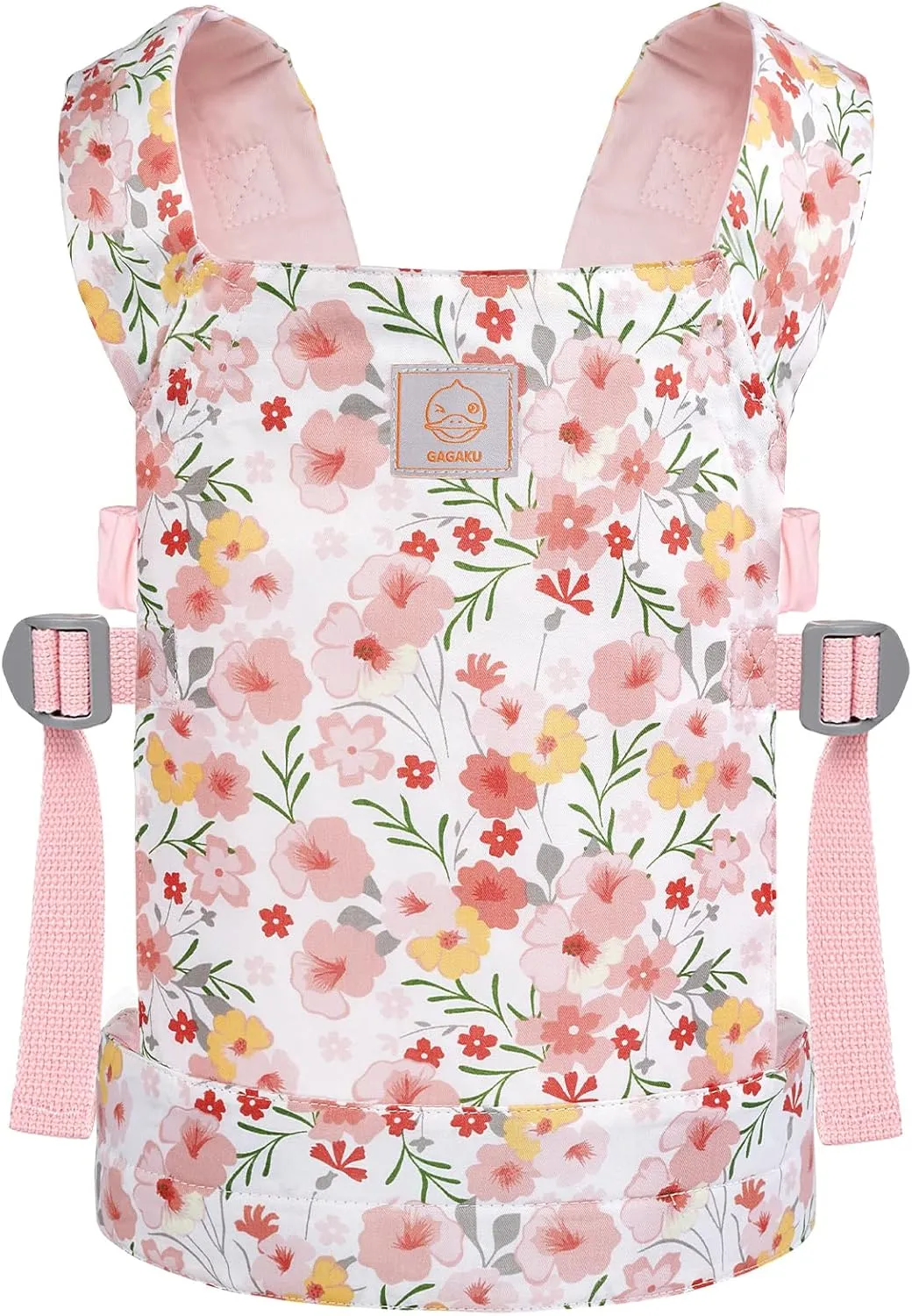 GAGAKU Reborn Baby Doll Carrier for Kids & Stuffed Animals - Pink Rose of Sharon