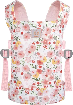 GAGAKU Reborn Baby Doll Carrier for Kids & Stuffed Animals - Pink Rose of Sharon