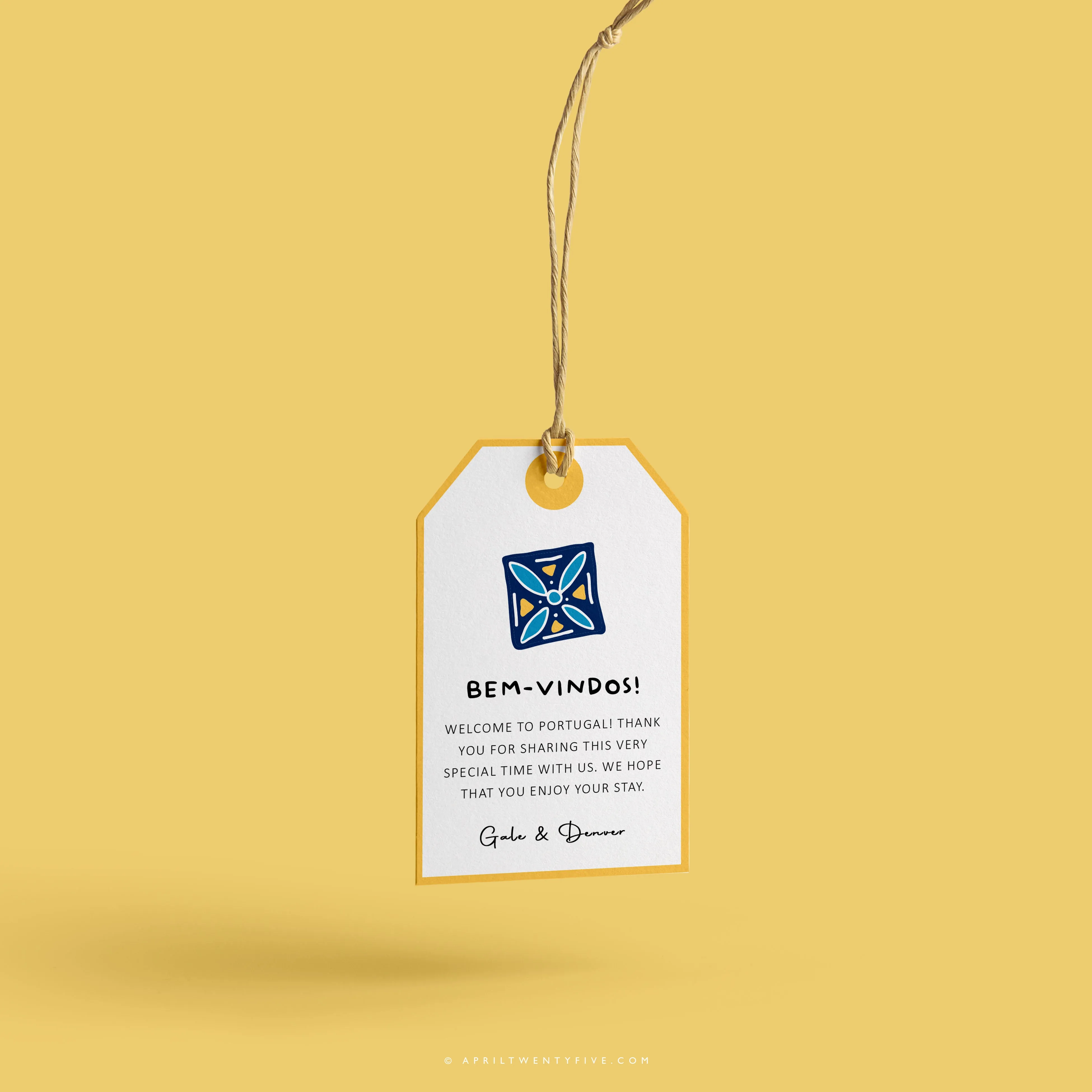 GALE | Portugal Travel Icons Canvas Tote