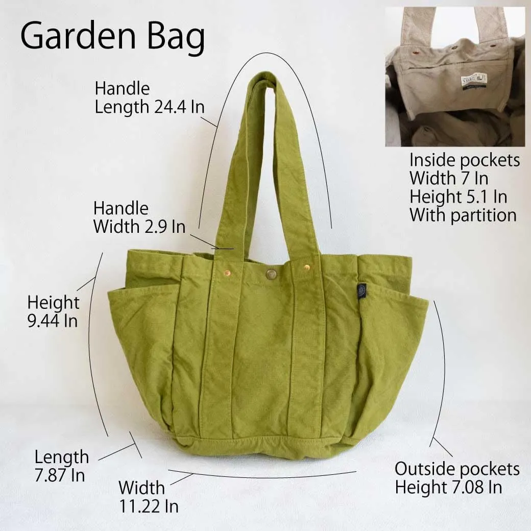 Garden Bag Tote Bag Cotton100% japan Washable Sholder hand bag Shopping Bag (VC-11)