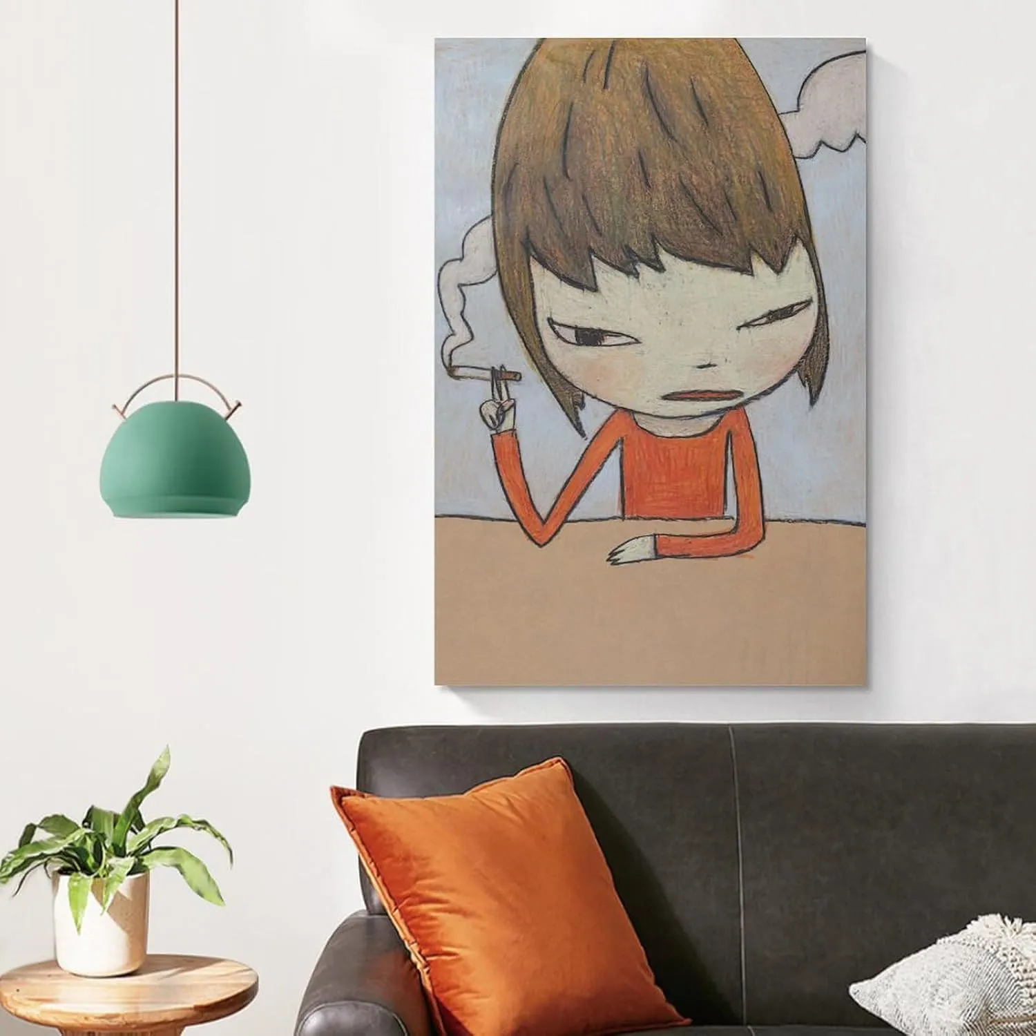 GAUSKY Nara Yoshimoto Poster Canvas Wall Art For Room Aesthetic And Decor 23For Living Room Bedroom Painting 20x30inch(50x75cm) Unframe-.