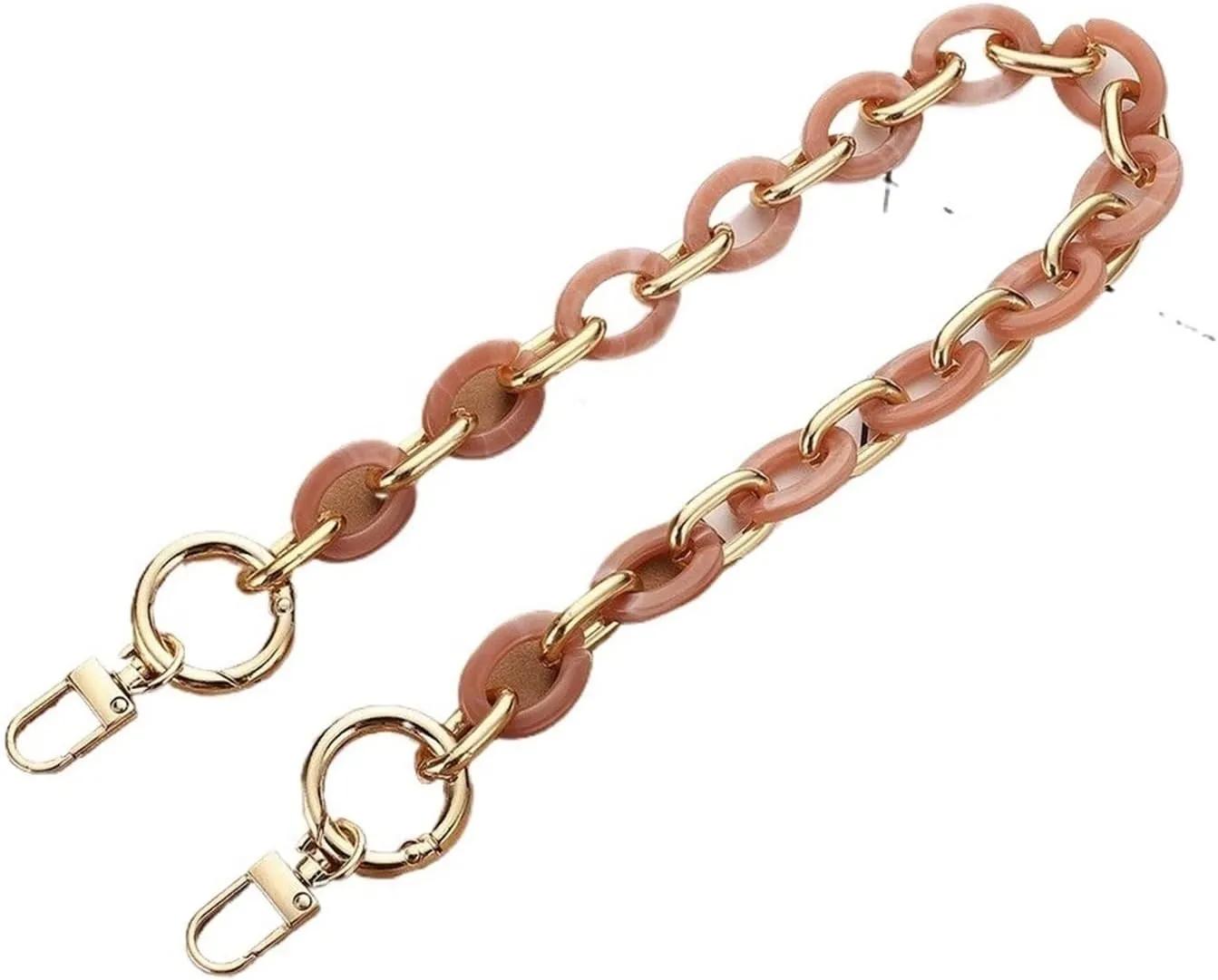 Genérico Detachable acrylic chain strap for handbags, shoulder bags and accessories.